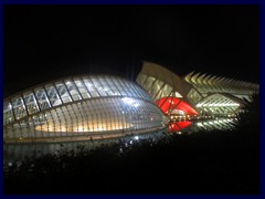 City of Arts and Sciences by night 46 - L'Hemisfèric and Príncipe Felipe Science Museum